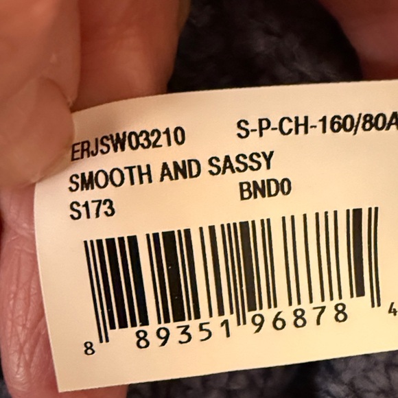 Roxy V-Neck Blue Hooded Sweater 100% Cotton - Picture 13 of 15